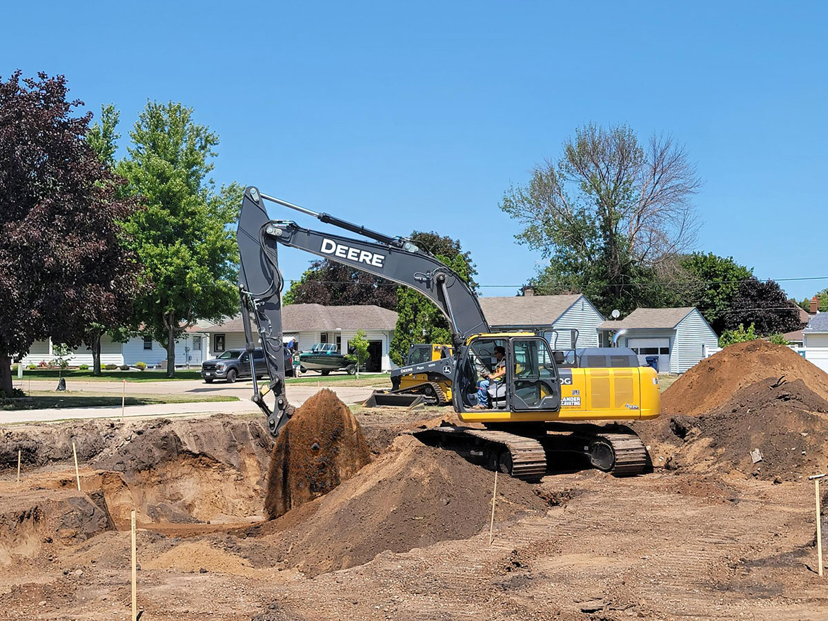 glander-excavation-2 Glander Excavating at a Residential Lot